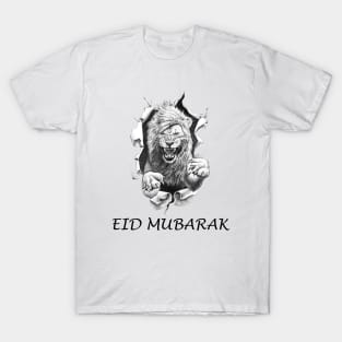 Lion \ Eid mubarak T-Shirt